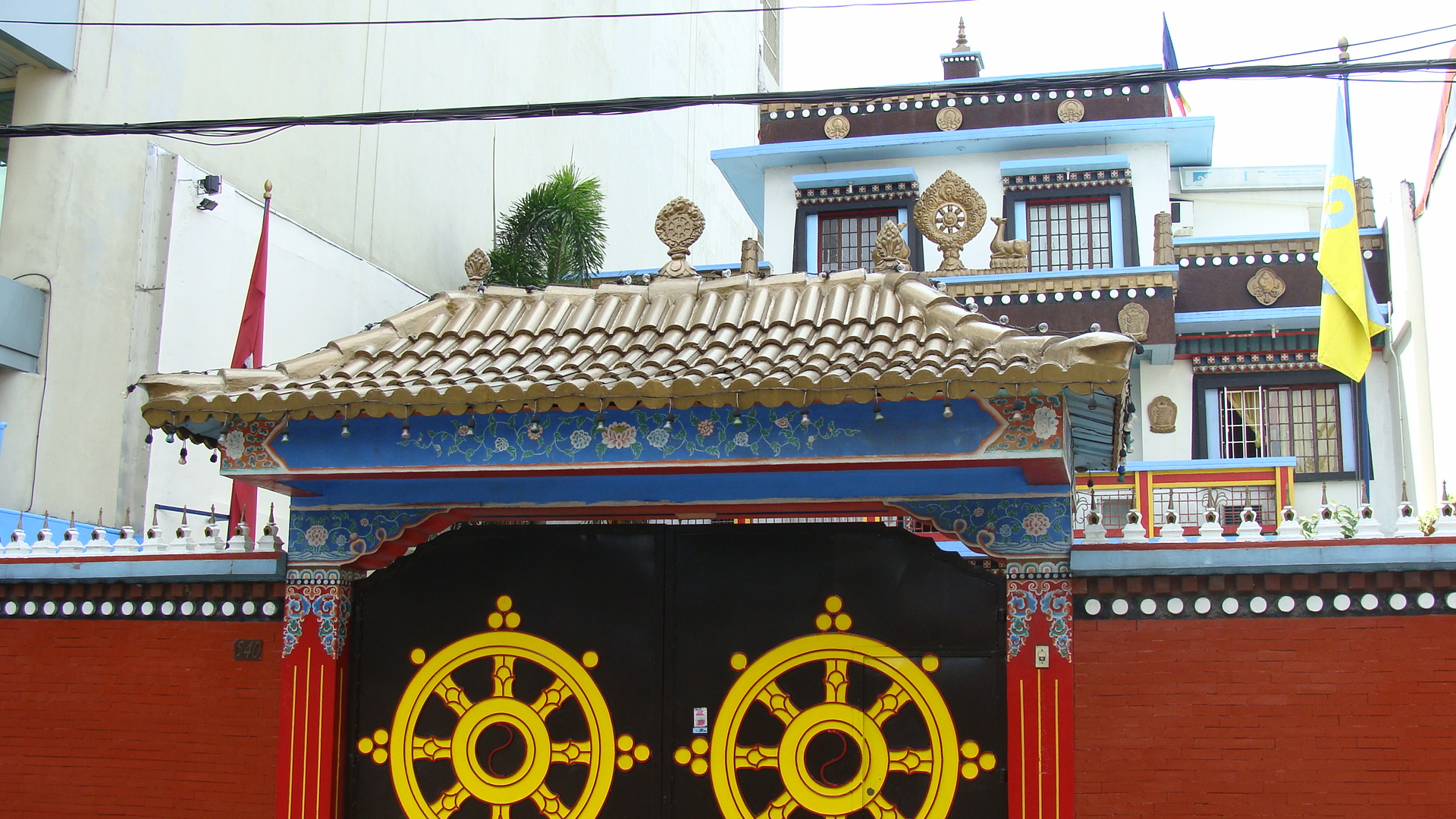 the Tibetan Buddist Karma Kagyu Temple
