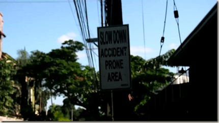 accident prone area