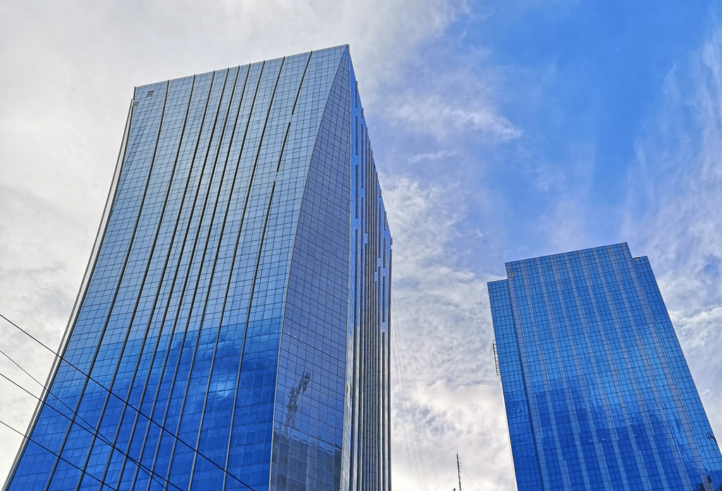 The Podium towers