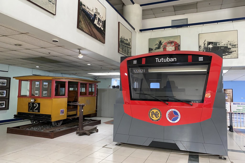 Tutuban train models at station